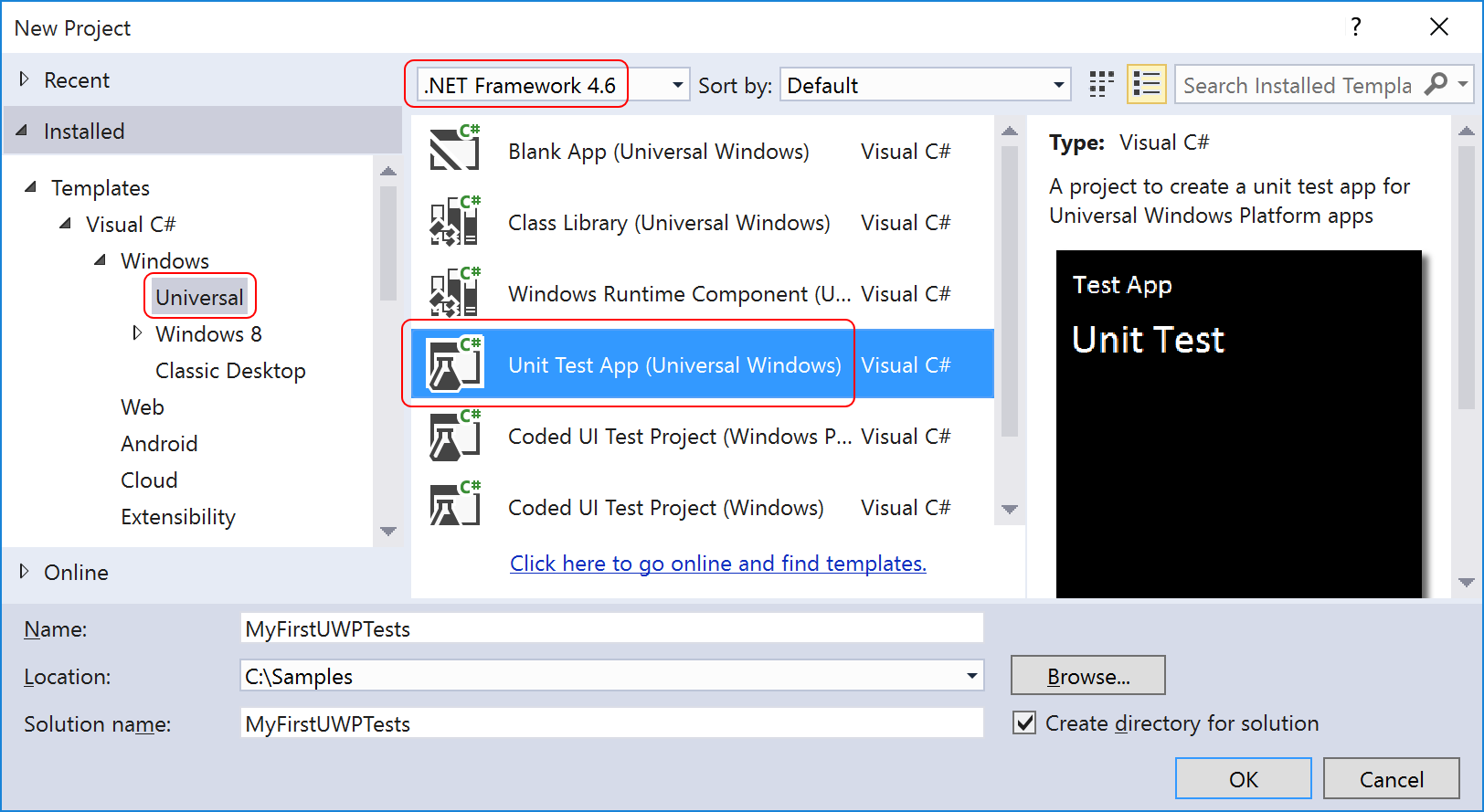 Getting Started Uwp With Visual Studio Test Explorer Xunit Net