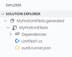 Visual Studio Code Solution Explorer